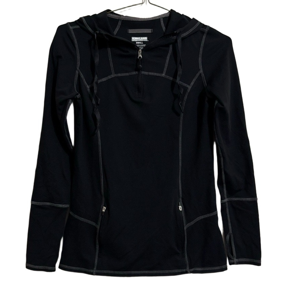 Kirkland Signature Black Hoodie Sweatshirt